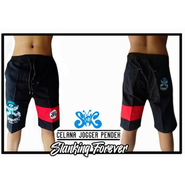 CELANA JOGER PENDEK SLANK ORIGINAL SLANKERS || SLANKING FOREVER || CELANA SLANK || GOSIPJALANANSTORE