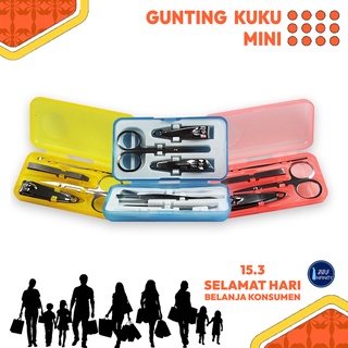 gunting kuku set alat manicure pedicure set perawatan kuku