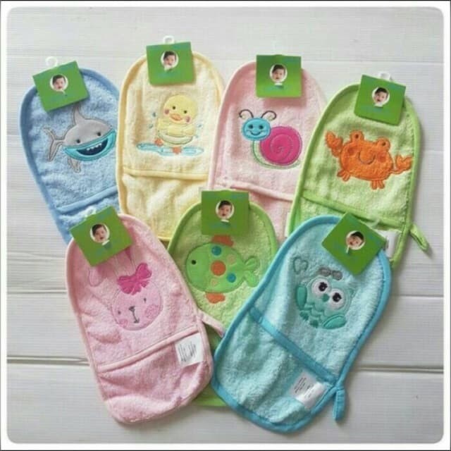 catell love  Bath Mitt / Washlap Mandi Bayi Anak 4879