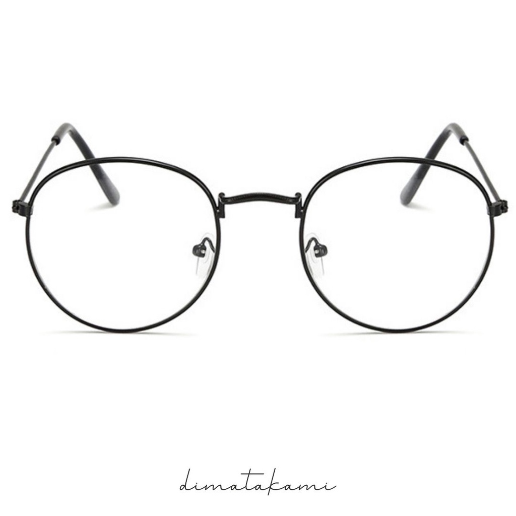 FRAME BULAT BESI / KACAMATA BESI UNISEX / KACAMATA BLUERAY /FRAME BULAT/ KACAMATA BULAT / KACAMATA A