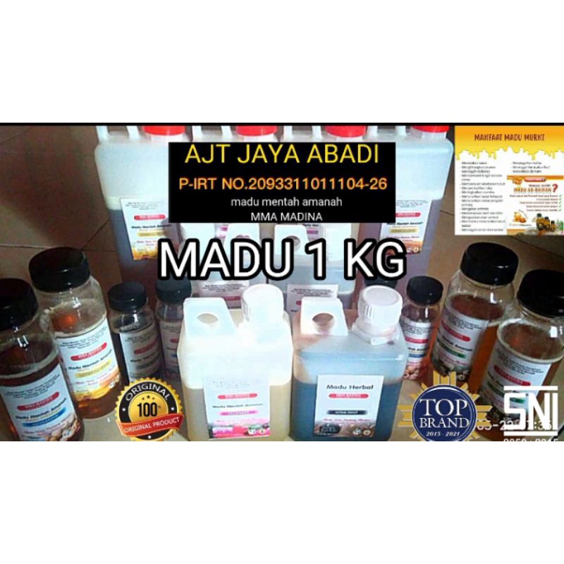

Madu mentah MMA MADINA,madu murni 100/asli