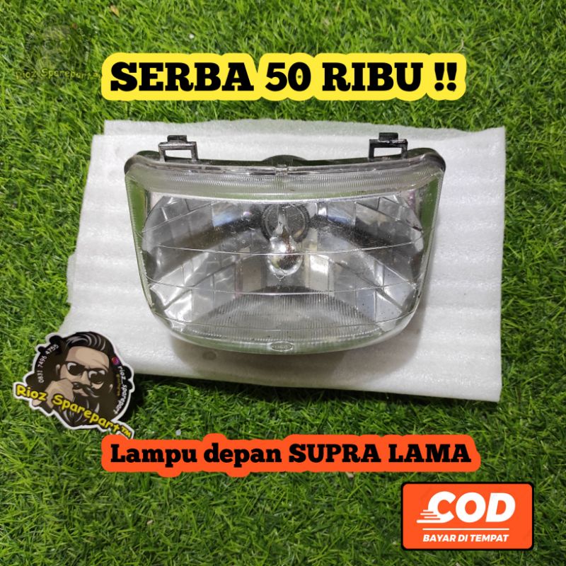 lampu depan honda supra x lama headlamp supra old 100cc ORIGINAL