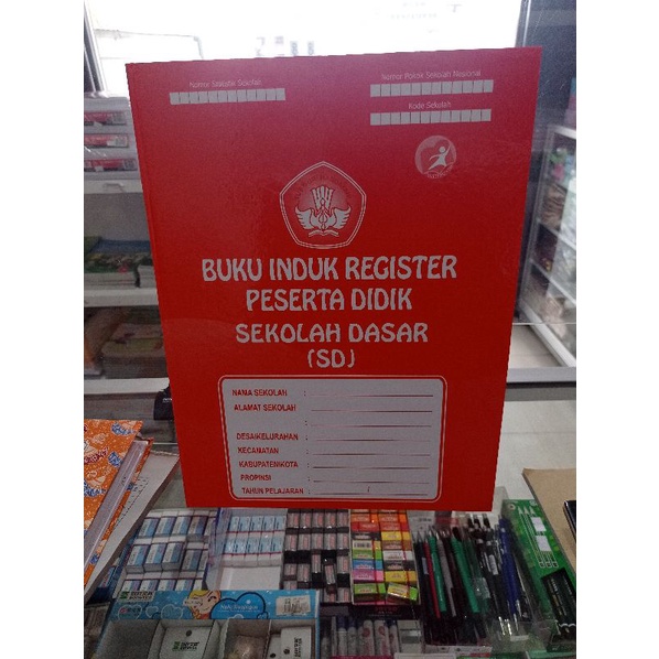 

buku induk registrasi peserta didik sekolah dasar (SD)