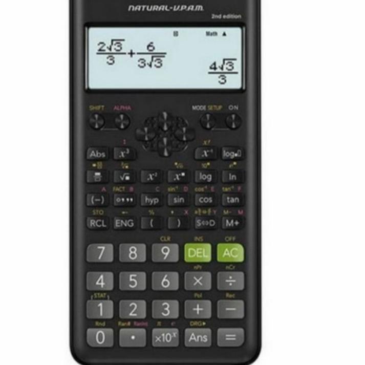 

Update! KALKULATOR SEKOLAH KULIAH Casio FX 350 ES PLUS ORIGINAL - Scientific Calculator ,.