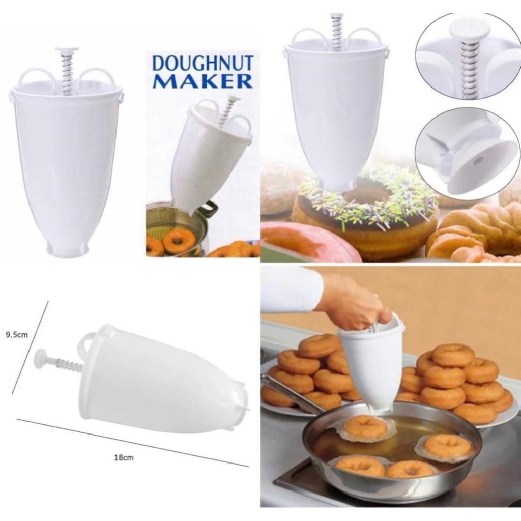 Doughnut Maker Alat Pembuat Donut Cetakan Makanan Kue Donat Cake Dapur