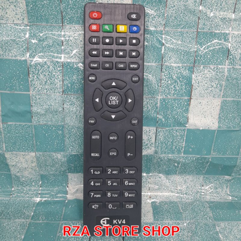 REMOTE REMOT K VISION TOPAS TV C2000 STB RECEIVER PARABOLA DECORDER