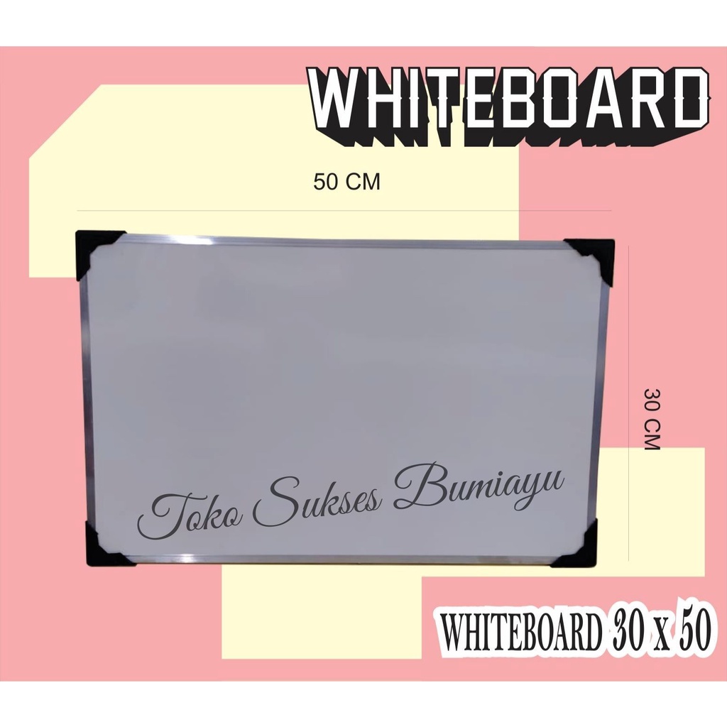 

WHITE BOARD KECIL MURAH / PAPAN TULIS PUTIH 30X50 / WHITE BOARD KECIL / WHITE BOARD MURAH