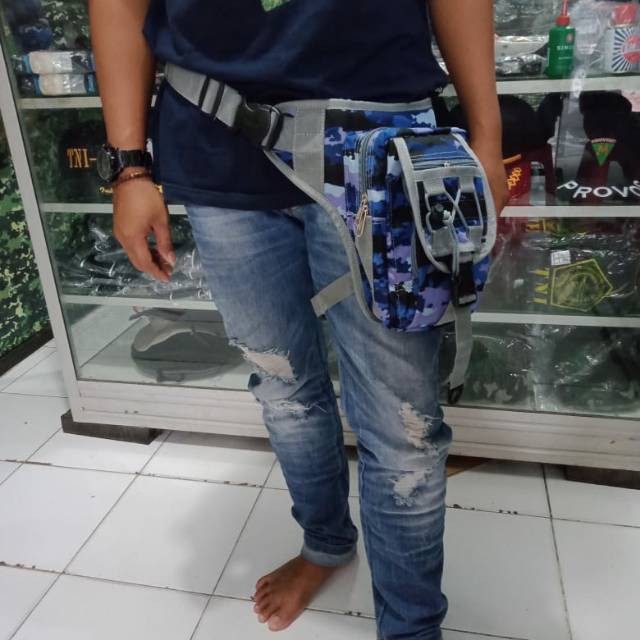 AnjayMalang Tas pinggang paha