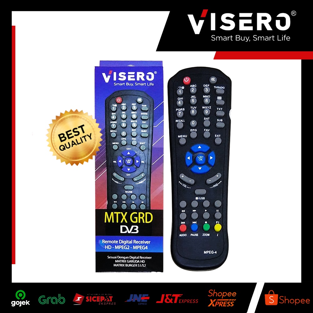 REMOTE MPEG4 RECEIVER/NEX PARABOLA GARUDA