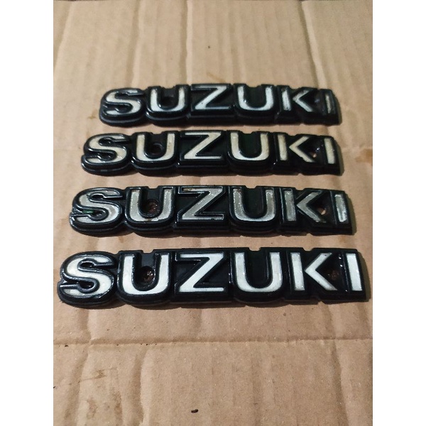 emblem suzuki rc logo tangki suzuki rc 80 rc 100 dk original