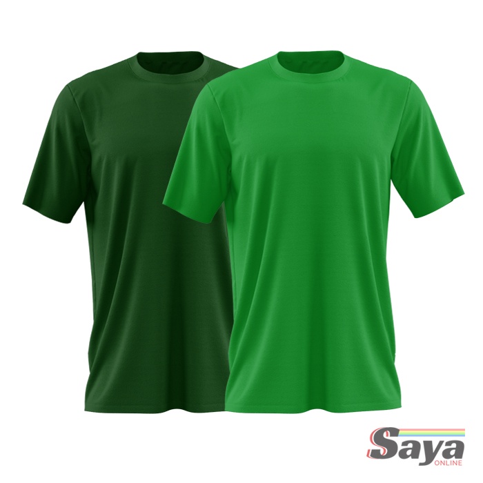 Kaos polos 30s, basic t-shirt, kaos dalam, hitam putih warna-warni, kaos adem S/M/L