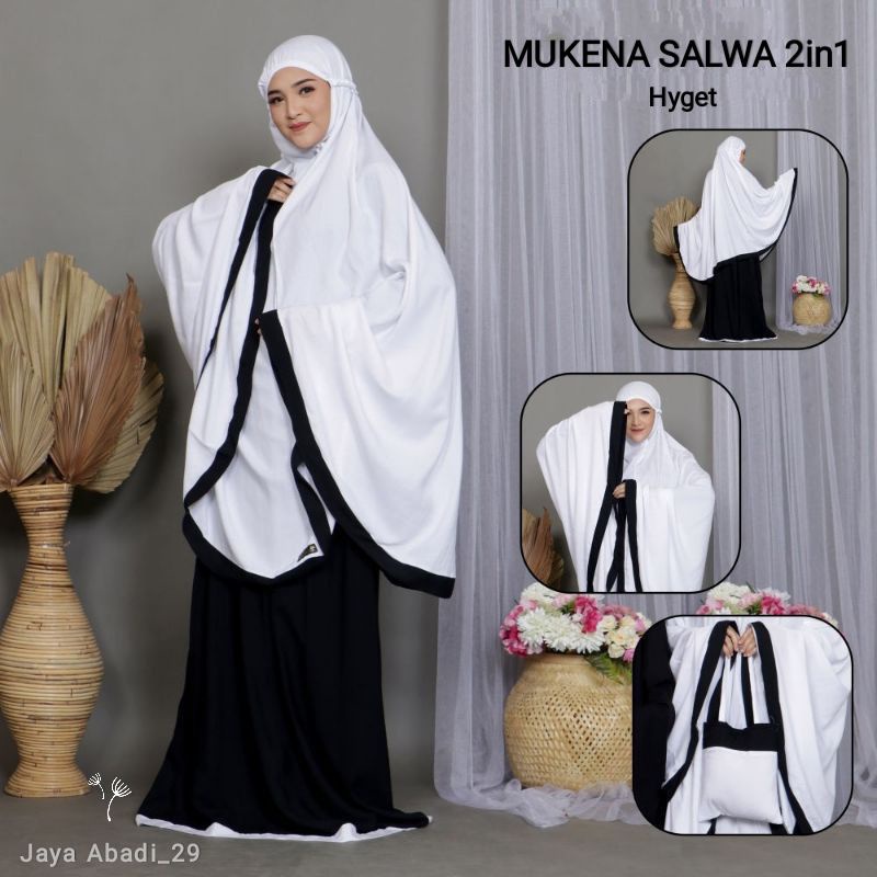 MUKENA BALI SALWA TWOTONE KOMBINASI - MUKENA 2in1 POLOS Free (TAS) - MUKENA DEWASA JUMBO SALWA - MUKENA TRAVELLING - MUKENA SIMPEL - MUKENA DEWASA HYGET - TERMURAH - TERLARIS - BISA BAYAR DI TEMPAT - COD