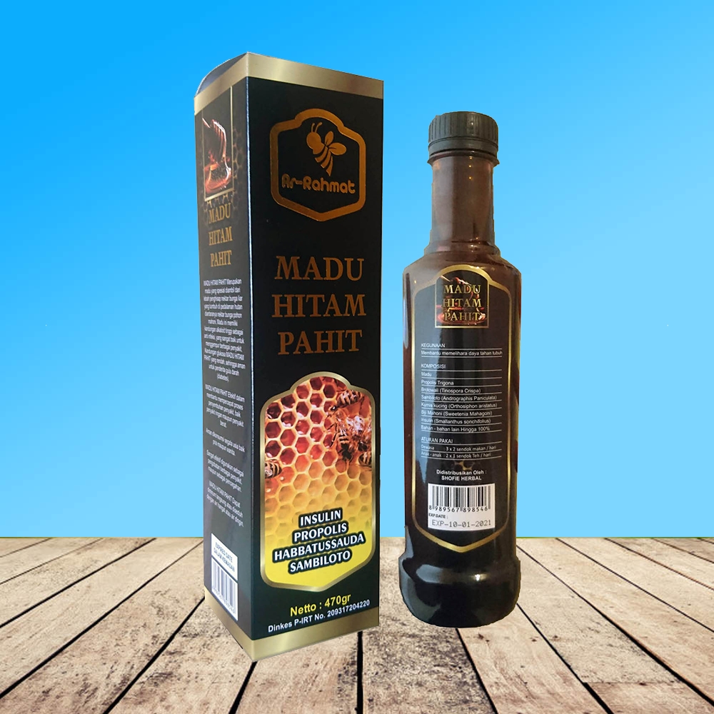 

Madu Hitam Pahit Ar-Rahmat 470gr