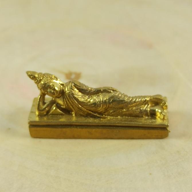 +%+%+%] PATUNG BUDDHA PARINIBBANA KUNINGAN MINI