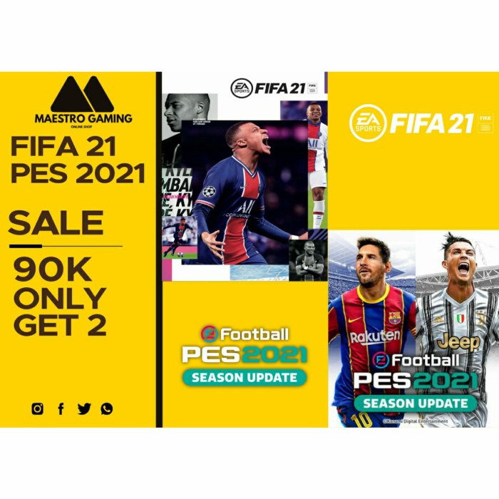FIFA 21 PC ORIGINAL ORIGIN + PES 2021 - PC ORIGINAL