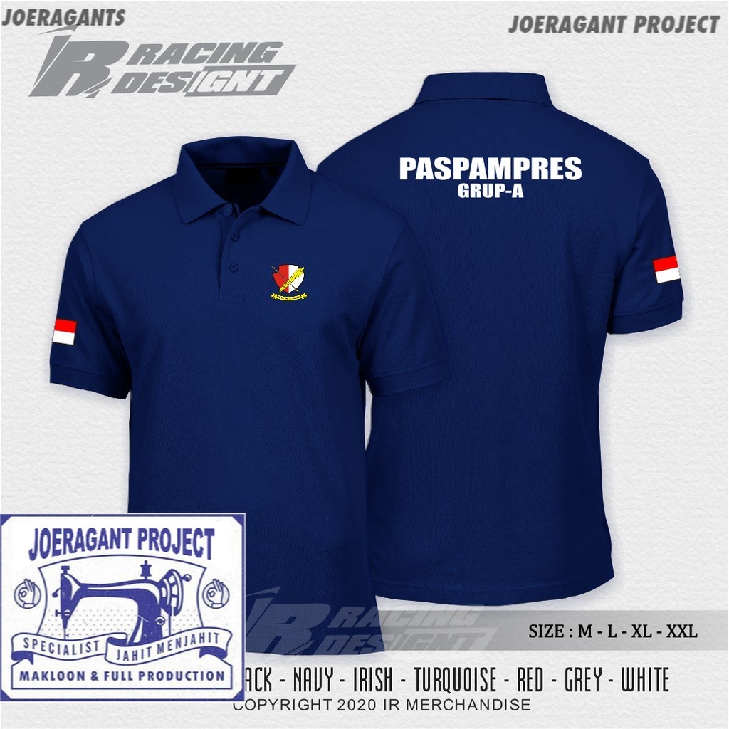 Poloshirt / Kaos Polo Paspampres Grup A Terbaru Kualitas Distro JP joeragants