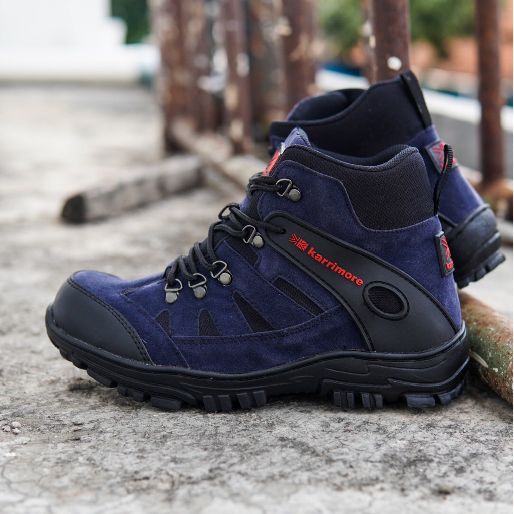 (COD) Sepatu Pria Karrimore Boots Safety Hiking Outdoor Bots Gunung Adventure Cowok Keren