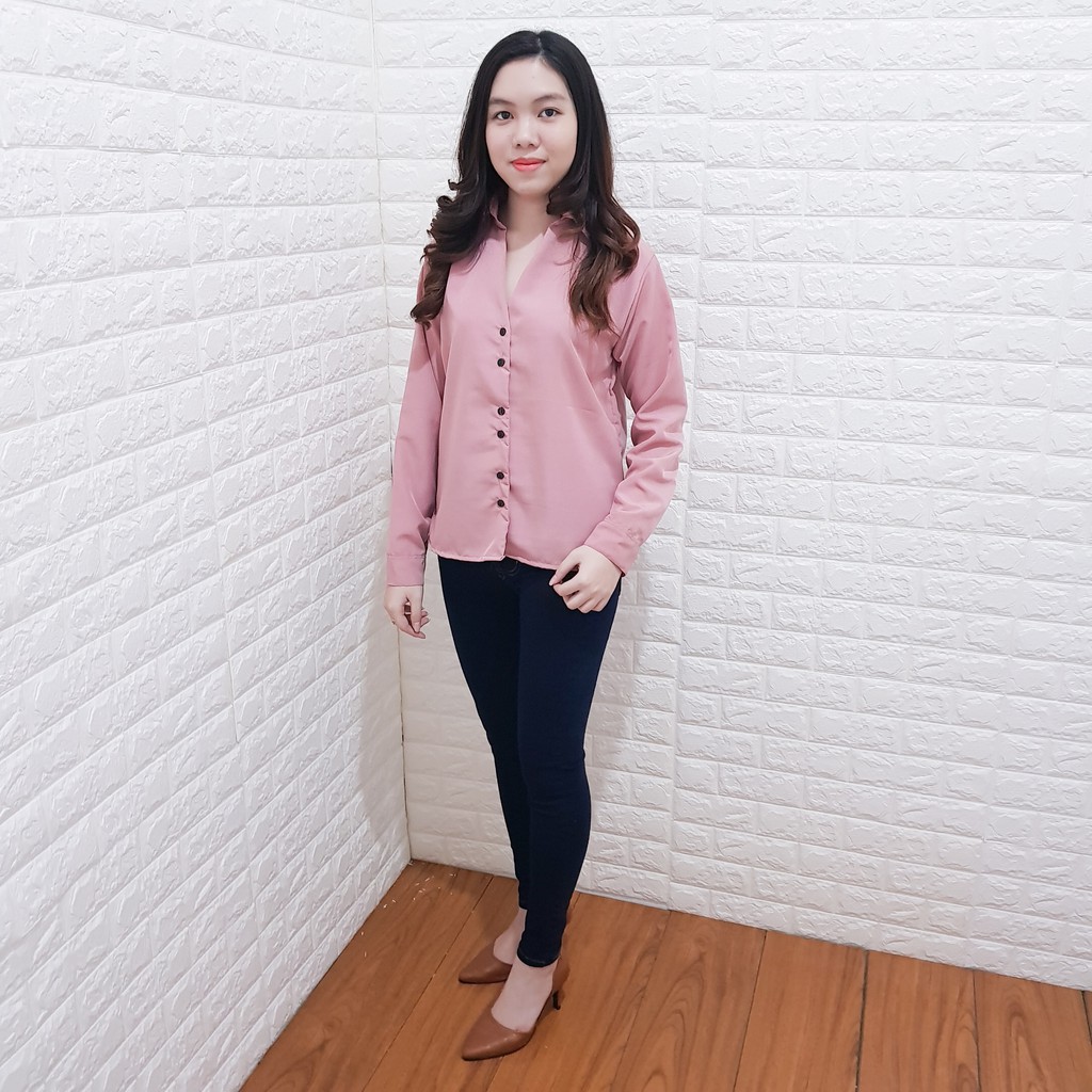 GFS AT V CAROL SHIRT ORIGINAL BAHAN TEBAL