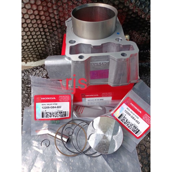 blok seher cb150 komplit isi piston kit cbr thailan kode (k15,KPP)