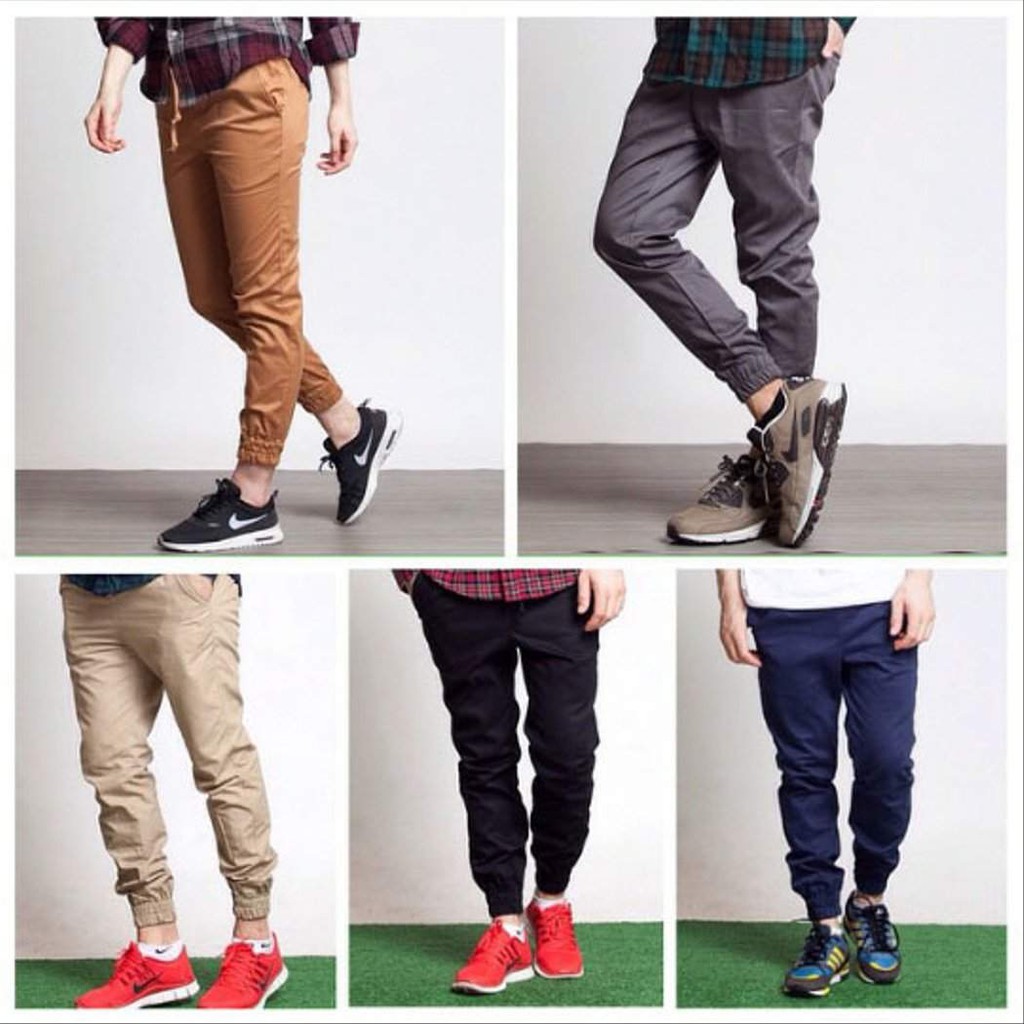 Celana Jogger Polos Joger Pria