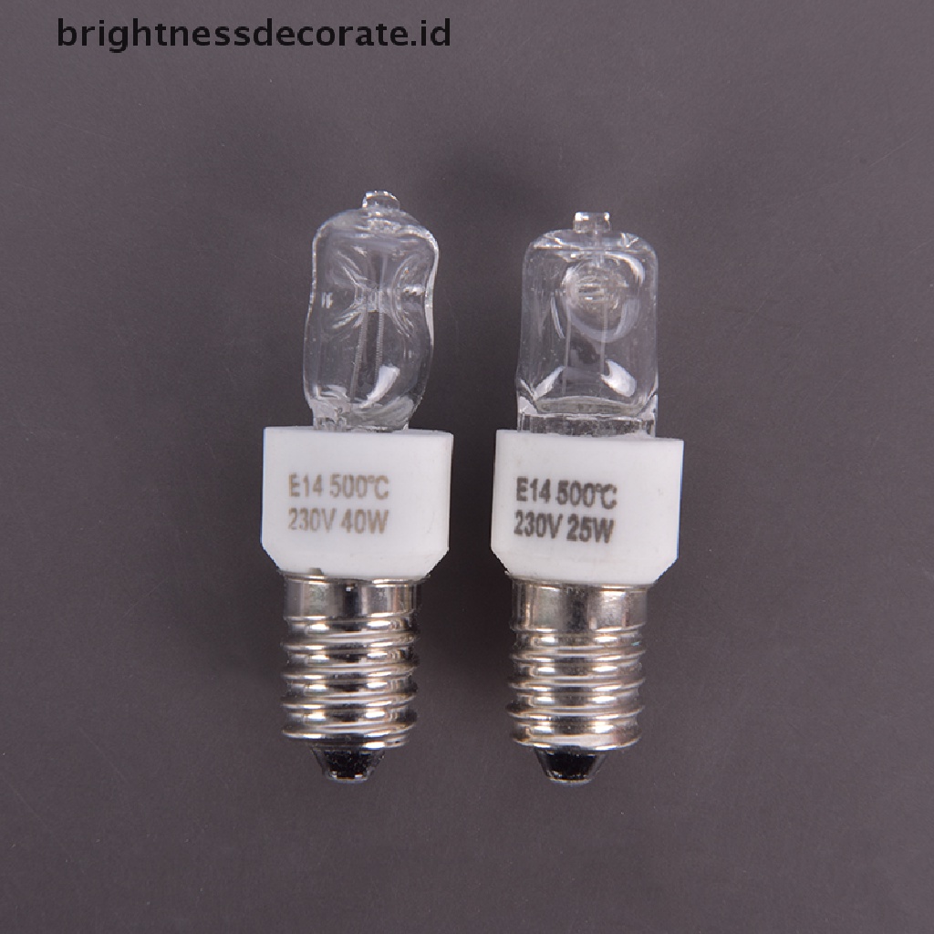 (Birth) Bohlam Lampu Halogen E14 Tahan Suhu Tinggi Untuk Microwave / Oven