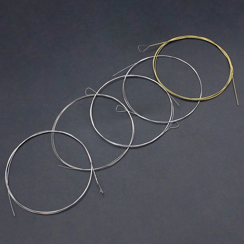 5pcs / Set Banjo Strings 009-012 inch Bahan Stainless Steel Untuk Alat Perbaikan