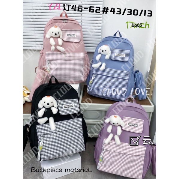 TAS KOREA PEREMPUAN BACKPACK IJ46.