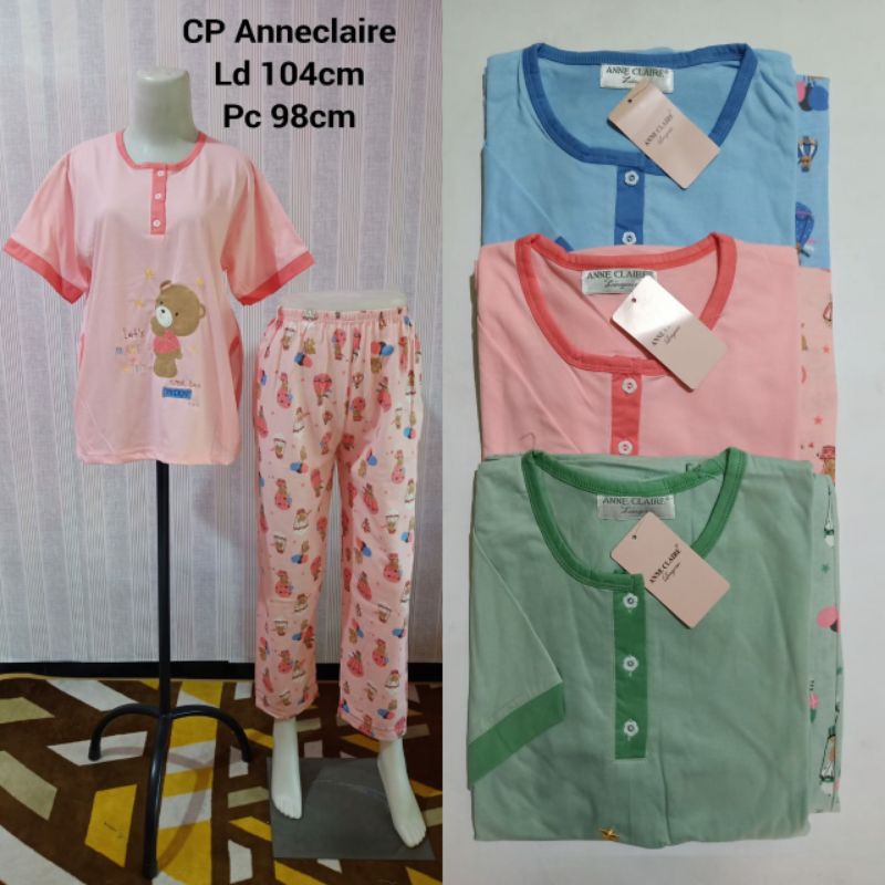 Anne Claire CP / Babydoll Anne Claire / Anne Claire Celana Panjang Atasan Pendek