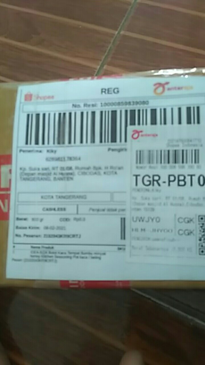 Idea Box Botol Kaca Tempat Bumbu Minyak Honey Kitchen Seasoning Pot Kaca / Beling