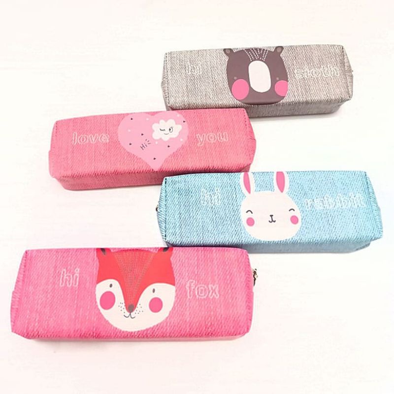 

Tempat Pensil Kain Motif Lucu / Pencil Case Kain Lucu