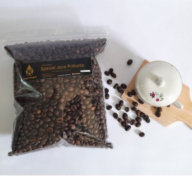 

Kopi Ningrat sangrai 500gram robusta dampit /kopi roasting medium to dark