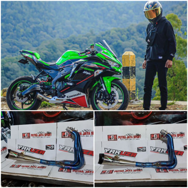 knalpot zx25r yakuza m1 full system pnp