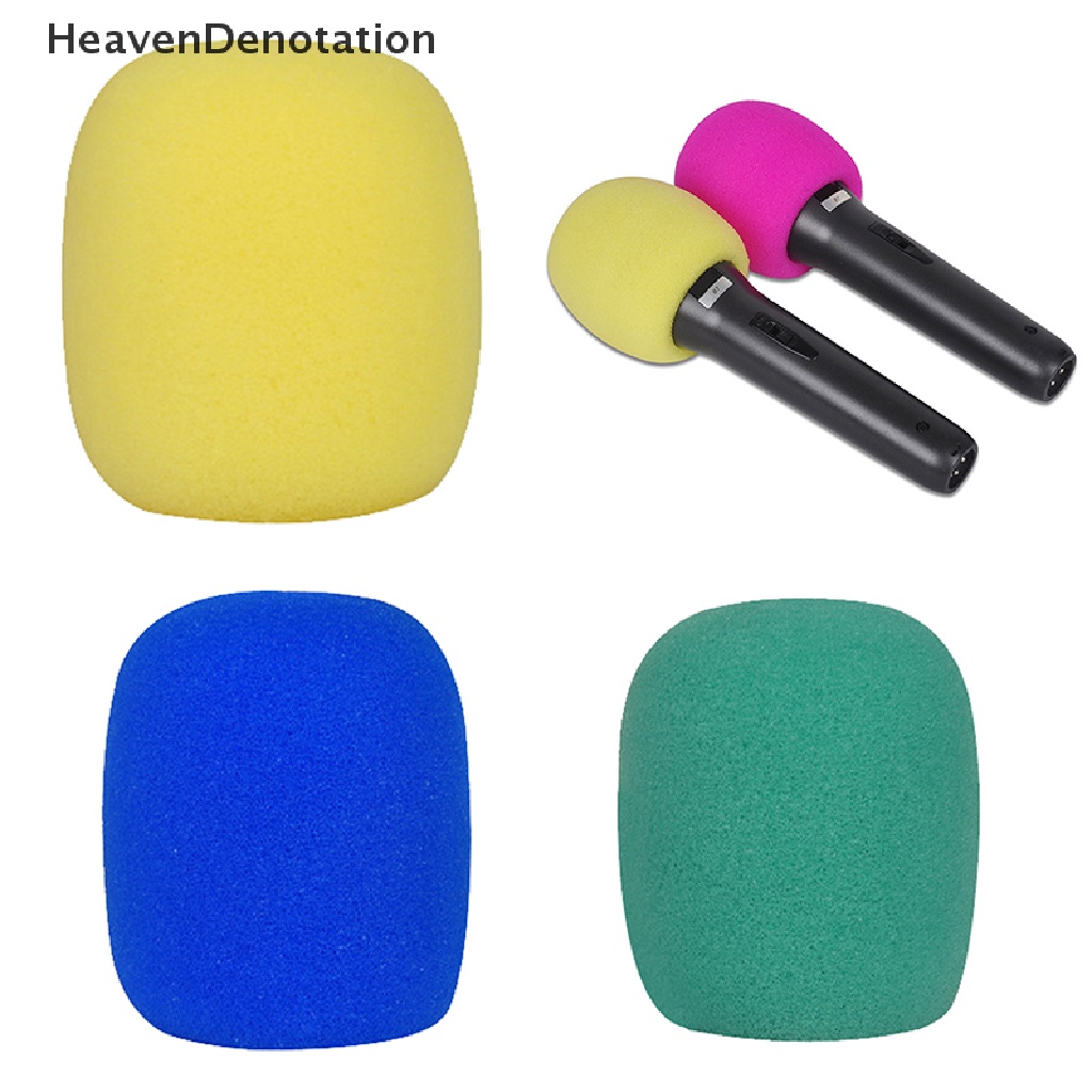 [HeavenDenotation] 10 Colors Handheld Microphone Mic Grill Windshield Wind Shield Sponge Foam Cover