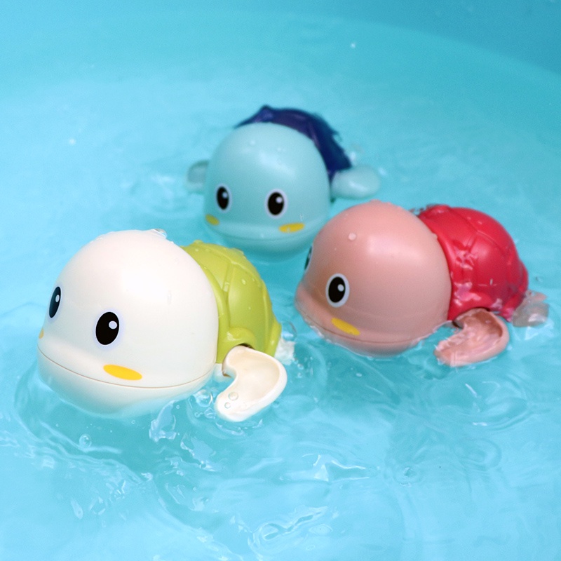 Mainan Mandi Anak Bayi Bentuk DOLPHIN Berenang Di Kolam Renang/Bebek mainan mandi bayi/Mainan Mandi Bayi Kura Kura/mainan mandi bayi  L81/82