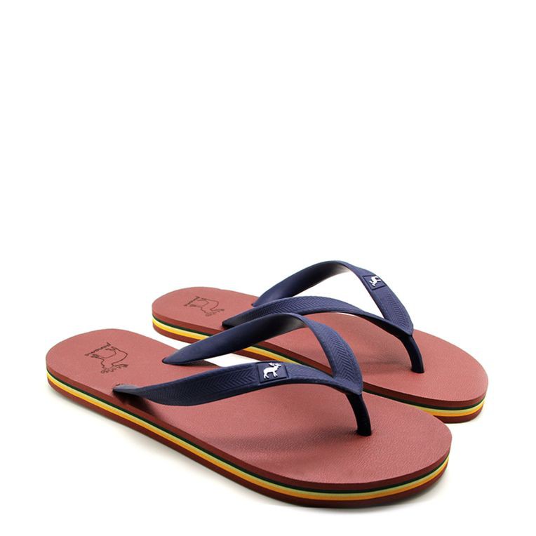 Sandal Panama Classic / Sendal Jepit Pria Merah Bata / Sandal Pantai M2