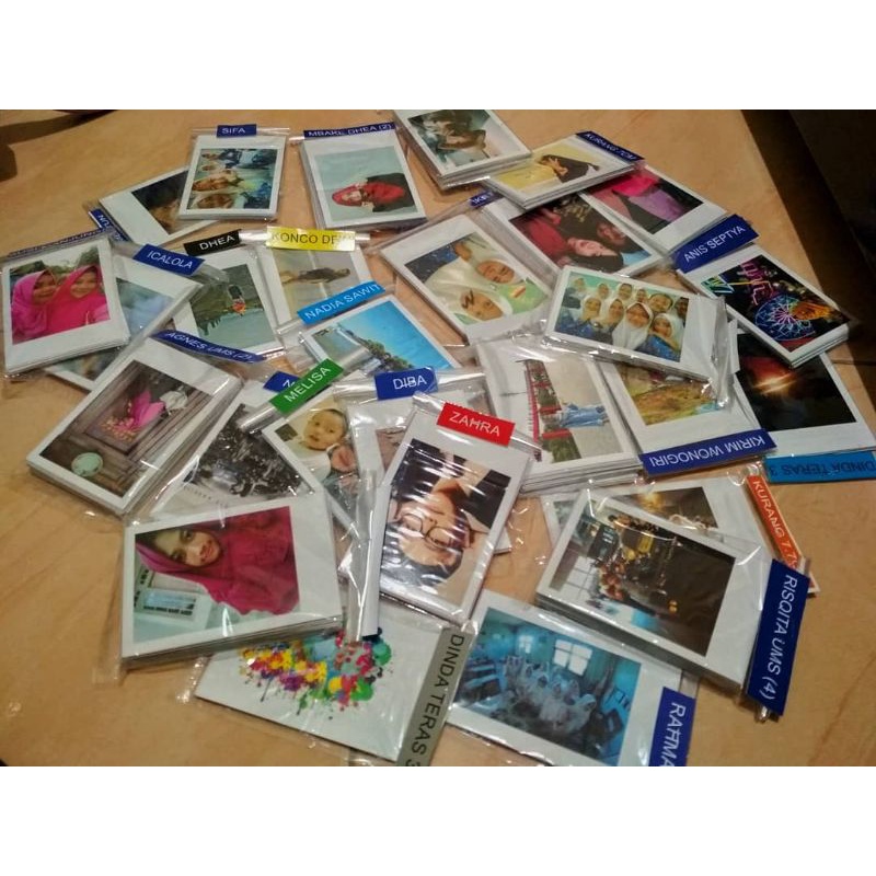 POLAROID UKURAN 7x10 CM ( 1 Paket isi 18pcs )