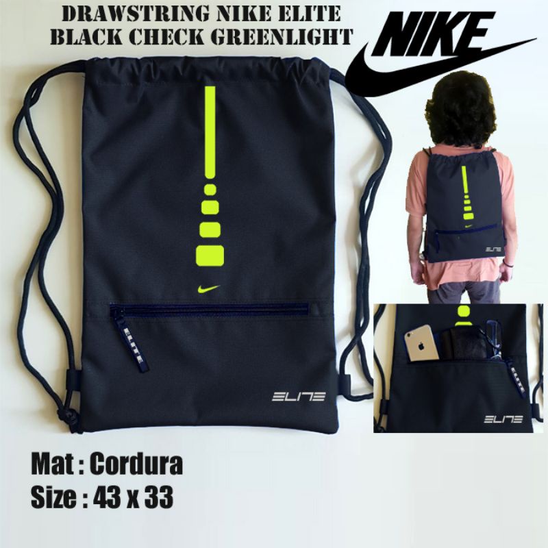 Tas serut nike - Tas nike elite - Tas serut gym - Serut futsal - sackbag tas karung murah