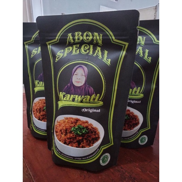 

Abon ayam karwati pouch original
