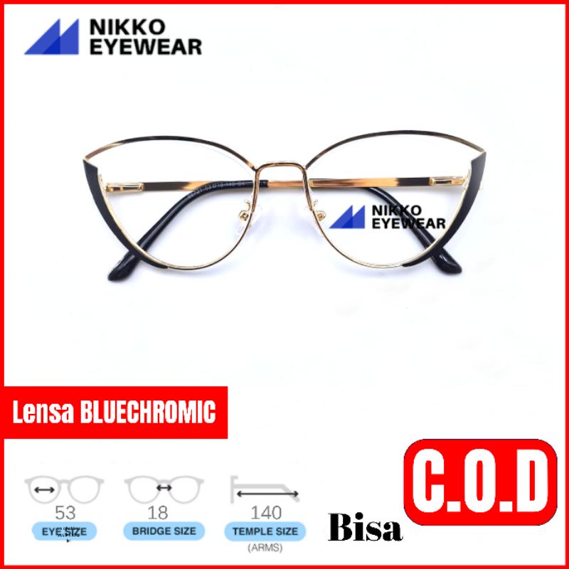 Kacamata 95721 Lensa Bluecromic, Photocromic Blueray