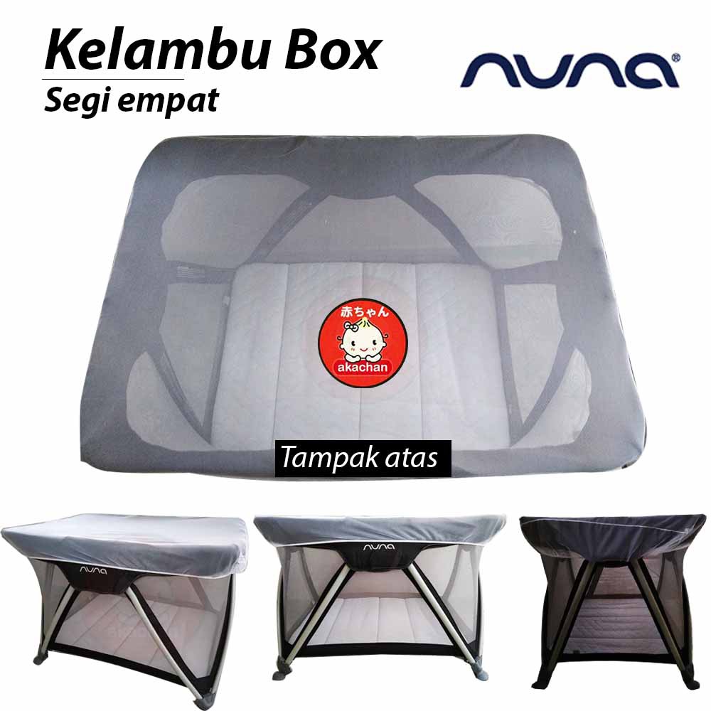KELAMBU BOX bayi segi empat nuna sena pliko baby does cocolatte sarung anti nyamuk klambu praktis