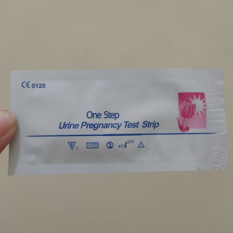 Tespek / Tes Kehamilan / Tes Hamil Instan Onemed Strips Test Pack-OneStep Putih Bunga