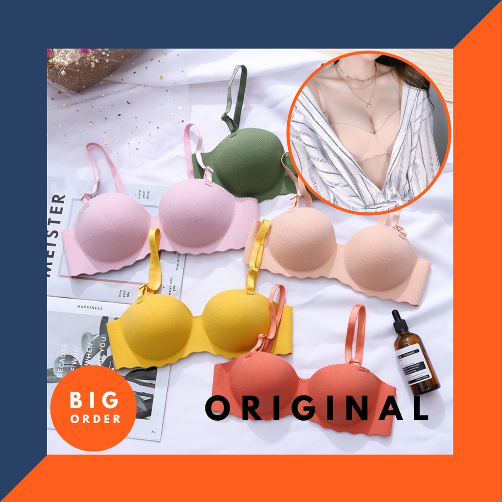 BH BRA WANITA UNDERWEAR CEWEK PUSH UP BRA LUCU BERGELOMBANG BRA PREMIUM BH25