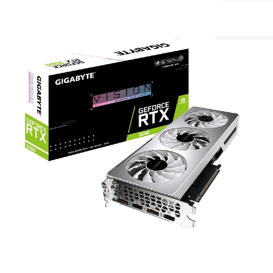 Gigabyte GeForce RTX 3060 12GB GDDR6 Vision OC Rev2.0 - GV-N3060VISION OC-12GD