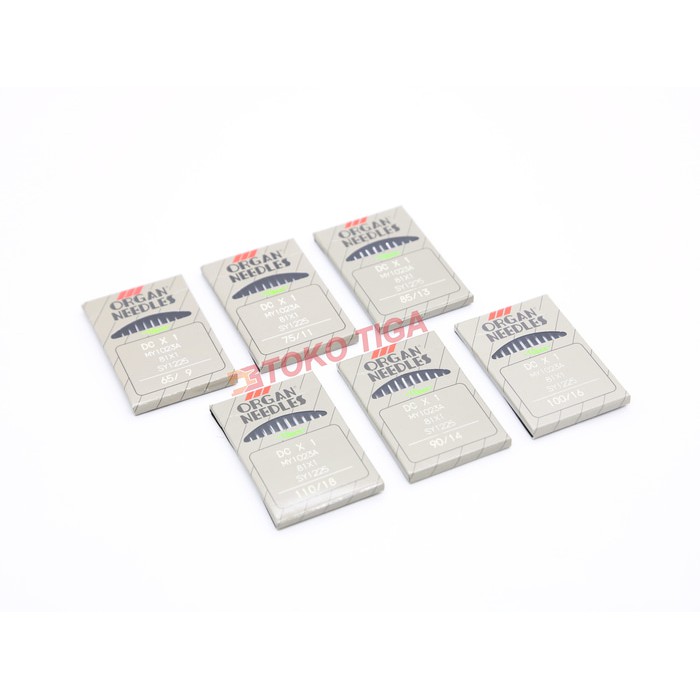 Jarum Organ/Organ Needles DCx1 (Mesin Obras Industri &amp; Tradisional)