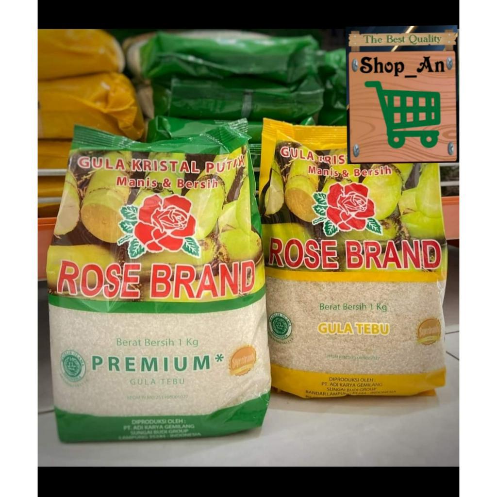 

Gula Rose Brand // Gula Pasir kemasan 1kg // Rose Brand Hijau // Rose Brand Kuning