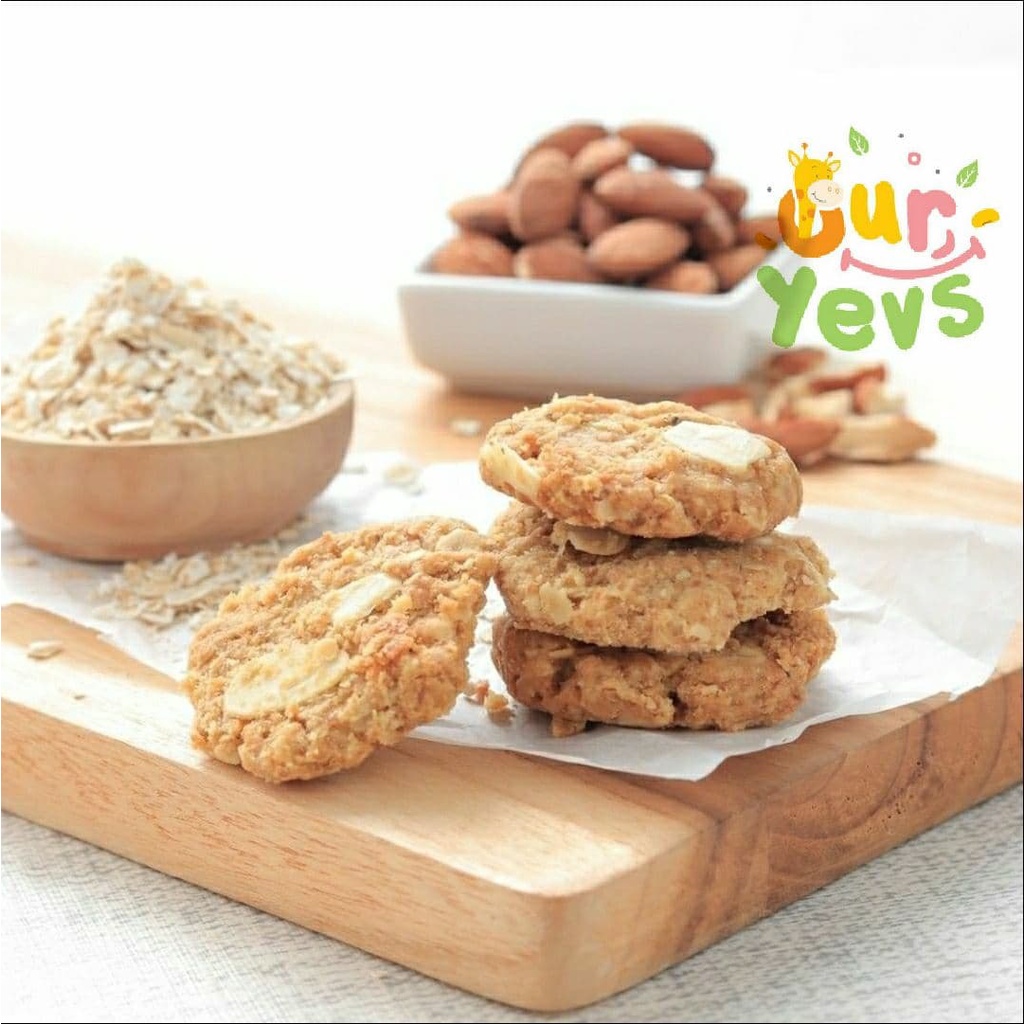 Almom Kukimond Premium Almond &amp; Oat Cookies Pelancar Asi / Asi Booster