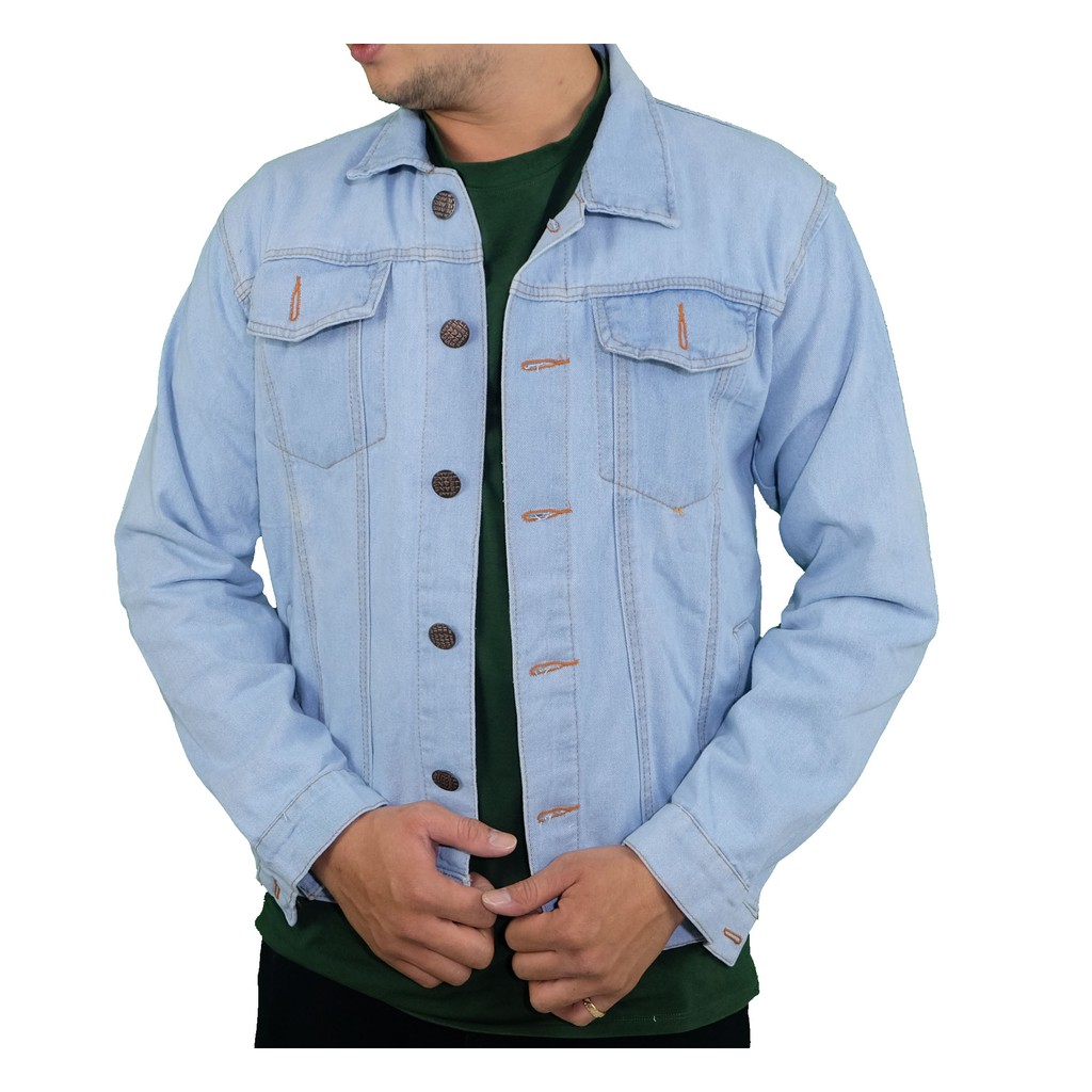 Amspro Jaket jeans / jaket denim / jaket pria / jaket jeans unisex JNS-jkt