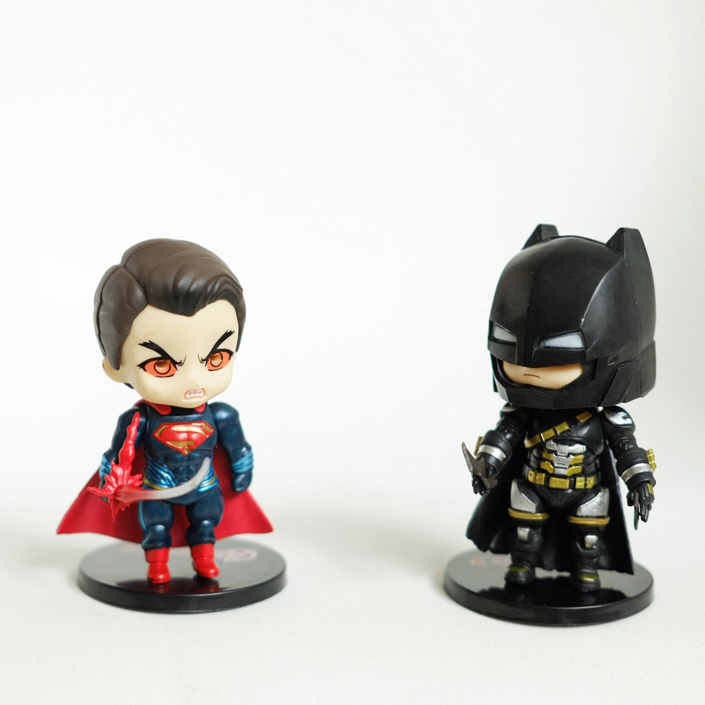 ACTION FIGURE - MINI CHIBI SUPERHEROES - MARVEL DC - HIASAN PAJANGAN  - TRUNKIN 6