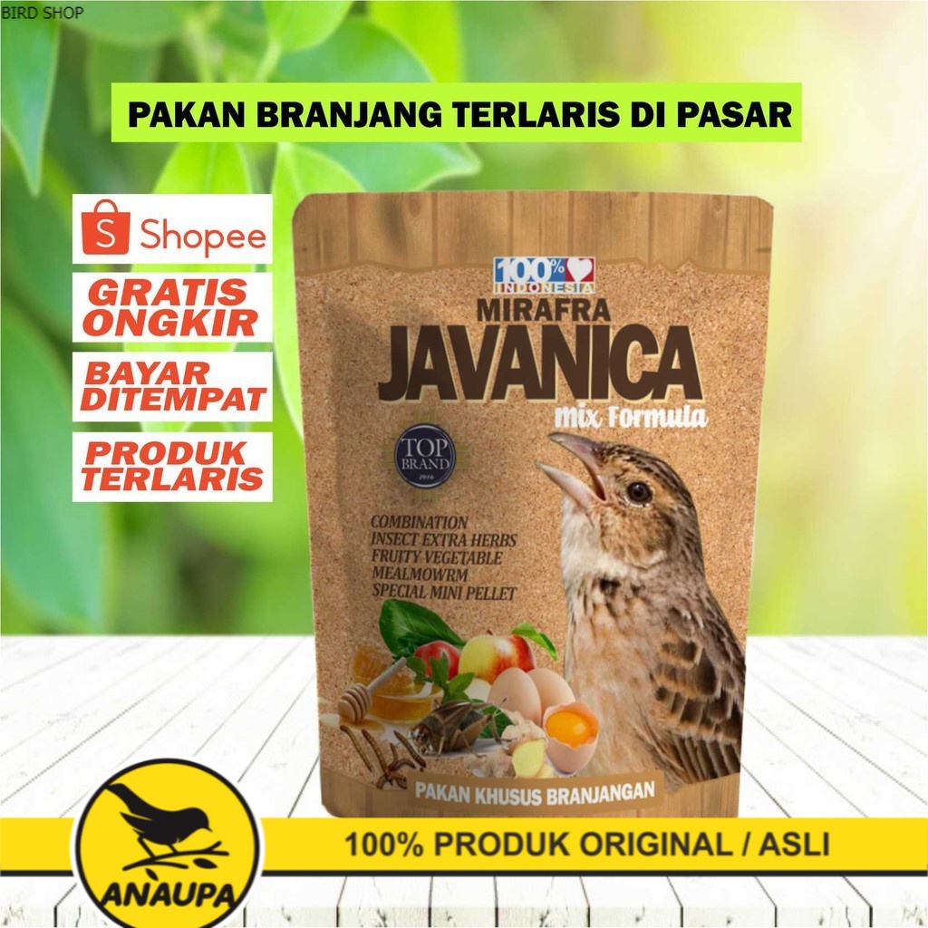 JAVANICA PAKAN BURUNG BRANJANGAN MIX FORMULA