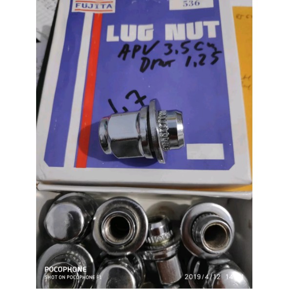 Mur Baut Roda Apv Drat Halus 1.25 With Ring